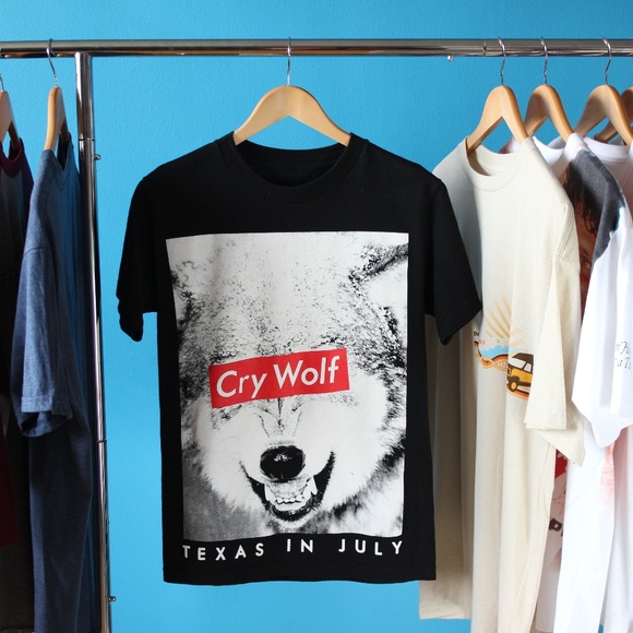 Other - Texas In July “ Cry Wolf ” Band T-Shirt